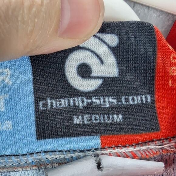 Phat Tire Bike Shop Cycling Shirt Womens Medium Black grey check Argyle Club Cut - Picture 8 of 10